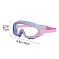 thumbnail image 6 of Swim Goggles, Swimming Glasses, Wide View Goggles, Waterproof Goggles for Pool Training Diving Water Sports, Anti Fog Silicone Eyewear with Adjustable Strap, AKLJWH, 6 of 9