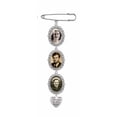 thumbnail image 2 of Broche Relicario Para Ramo De Novia Boda 3 Fotos Colgante, 2 of 4