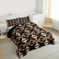 thumbnail image 3 of Manfei Southwestern Aztec 3 Pieces Queen Comforter Set for Female Men,Bohemian Theme Ultra Soft Bedding Sets,Tribal Aztec Bedding Comforter Set,Lightweight Room Decor,Reversible, 3 of 8