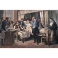 thumbnail image 2 of Blood Transfusion 1874. Na Blood Transfusion At HPital De La Pitie Paris France 1874. Contemporary Engraving. Print, 2 of 2