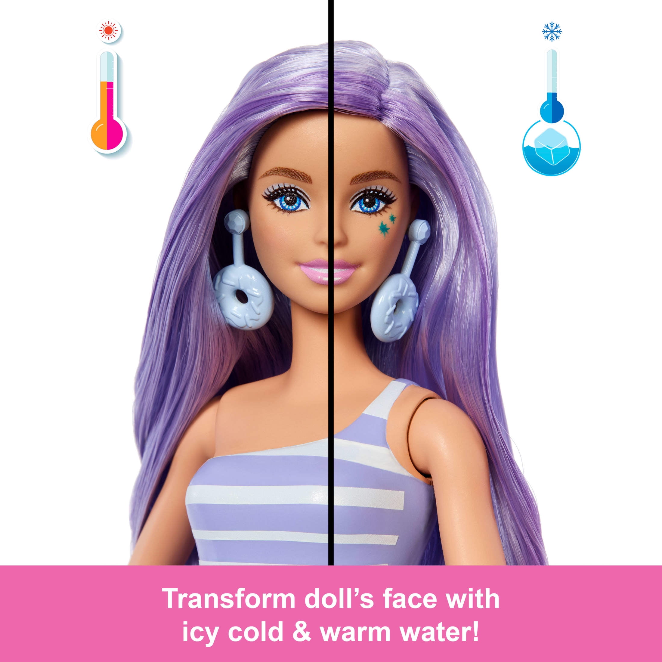 Barbie Pop Reveal Treat Series Doll & Accessories Set, Donut Dreams Fashion Doll & Pet