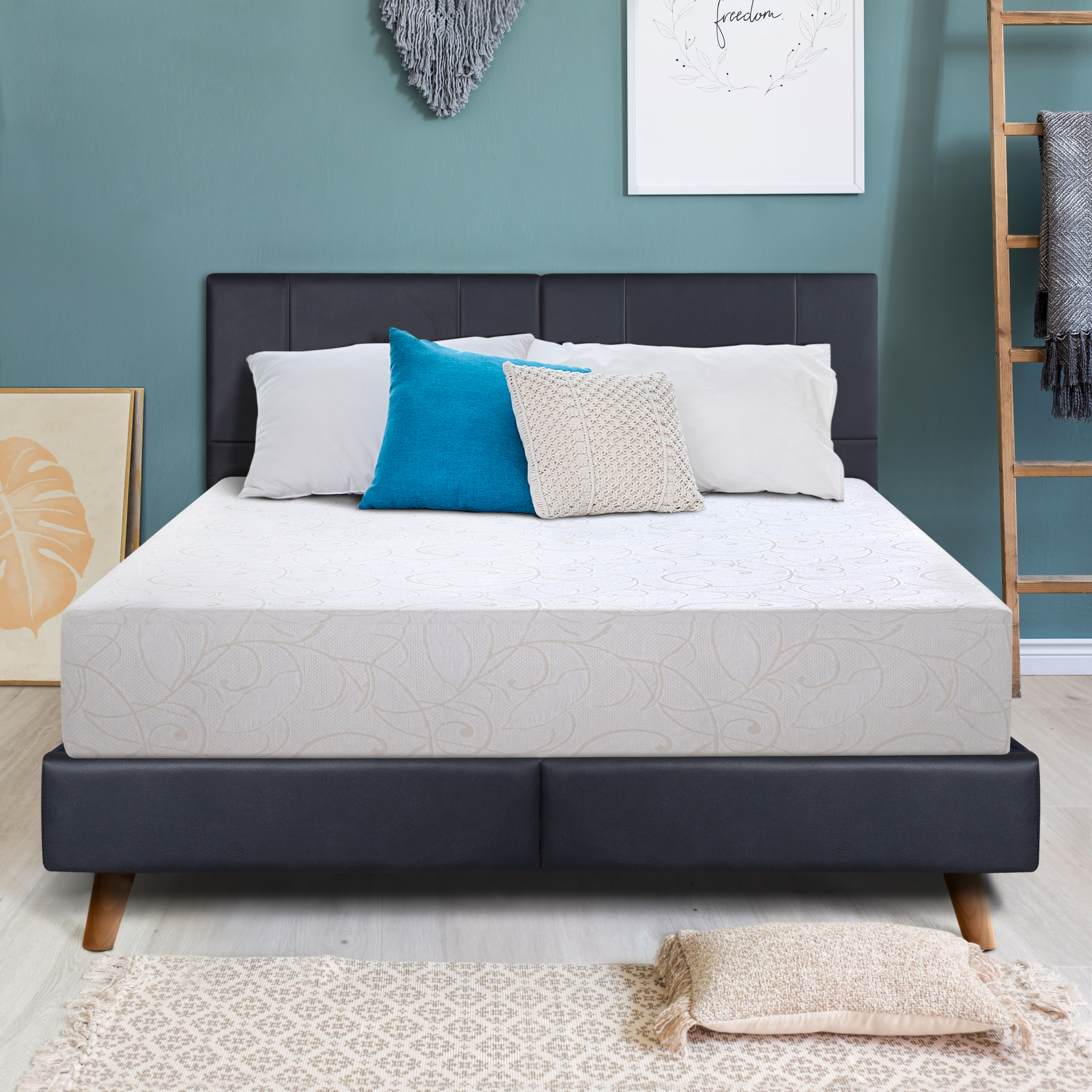 GranRest 11 Inch Gel Memory Foam Mattress, King