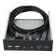 thumbnail image 3 of Panel frontal de extensión de audio HD USB 3.0 + USB 2.0 de 19 pines, 3 of 14