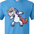 thumbnail image 4 of Inktastic Dabbing Unicorn T-Shirt, 4 of 5