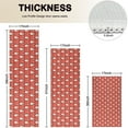 thumbnail image 4 of Red Christmas Santa Pattern Kitchen Rugs Sets Of 3,Kitchen Runner Rugs Non Skid Washable,Decorative Kitchen Floor Mats for Kitchen,Sink,Laundry,17"x30"+ 17"x47" + 17"x59", 4 of 6