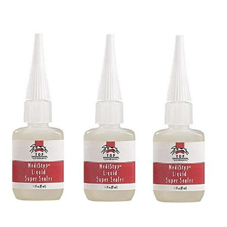 Liquid Sealer - MediStyp Liquid Bandage Super Sealer Heal Dog Grooming Pet Injuries .5 Oz Bottle(Three Bottles)