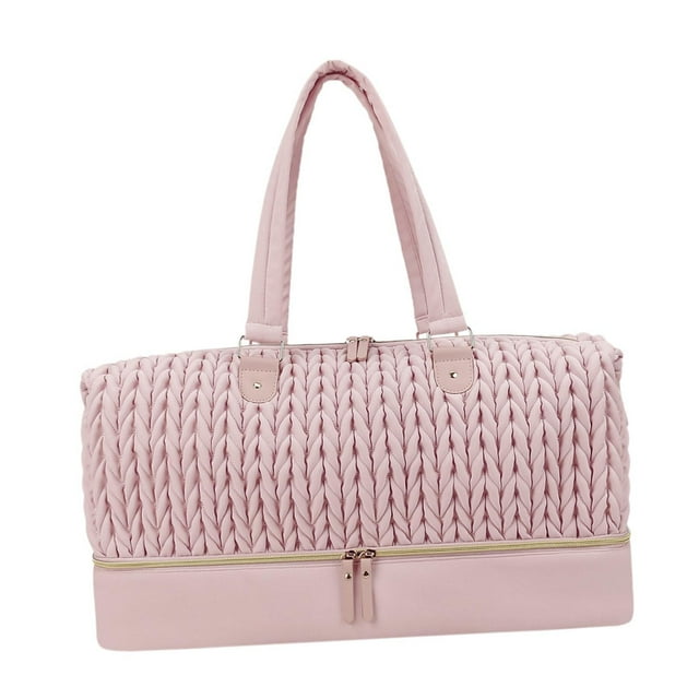 Bolso de pañales y mano, resistente al agua, ideal para mamás y enfermeras , Rosa