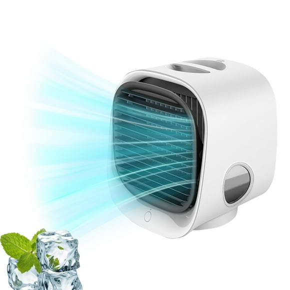 Boreal Craft New Mini Air Conditioner Humidification USB Fan Portable Desktop Home Air Conditioning Fan Large Fans for outside Small Window Fan Standing Fans for Home Made with Metal Bedroom Window