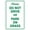 Warning Sign 4, variant on Please Do Not Drive or Park on Grass - 8"x12" Metal Security Tin Warning Sign, Grass Parking Decor for Street Business Home Wall Outdoor