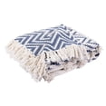 thumbnail image 3 of SAFAVIEH Theanna Throw Blanket Ivory / Blue, 3 of 4