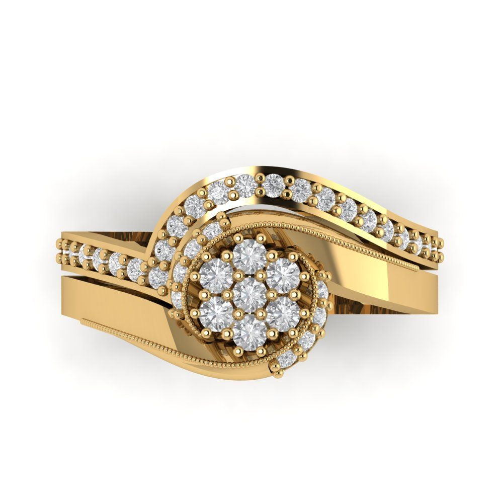 0.45ct Brilliant Round Cut Flawless Genuine Natural Black Onyx Gem Ideal VV 0.45 CT Loose Round Brilliant Cut Salt and Pepper Diamond