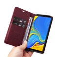 thumbnail image 4 of Funda para Samsung Galaxy A9 2018 Estuche de Cuero PU Tipo Cartera con Ranuras para Tarjetas y Cierre Magnético, 4 of 5