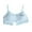 Blue, variant on Teen Girls Underwear Soft Padded Cotton Bra for Sports Breathable Bra