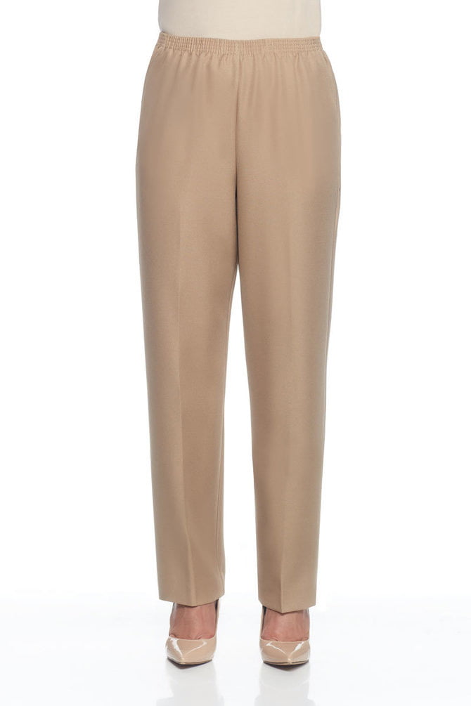 Alfred Dunner Women's Petite Polyester Pull-On Short Length Pants -  Walmart.com