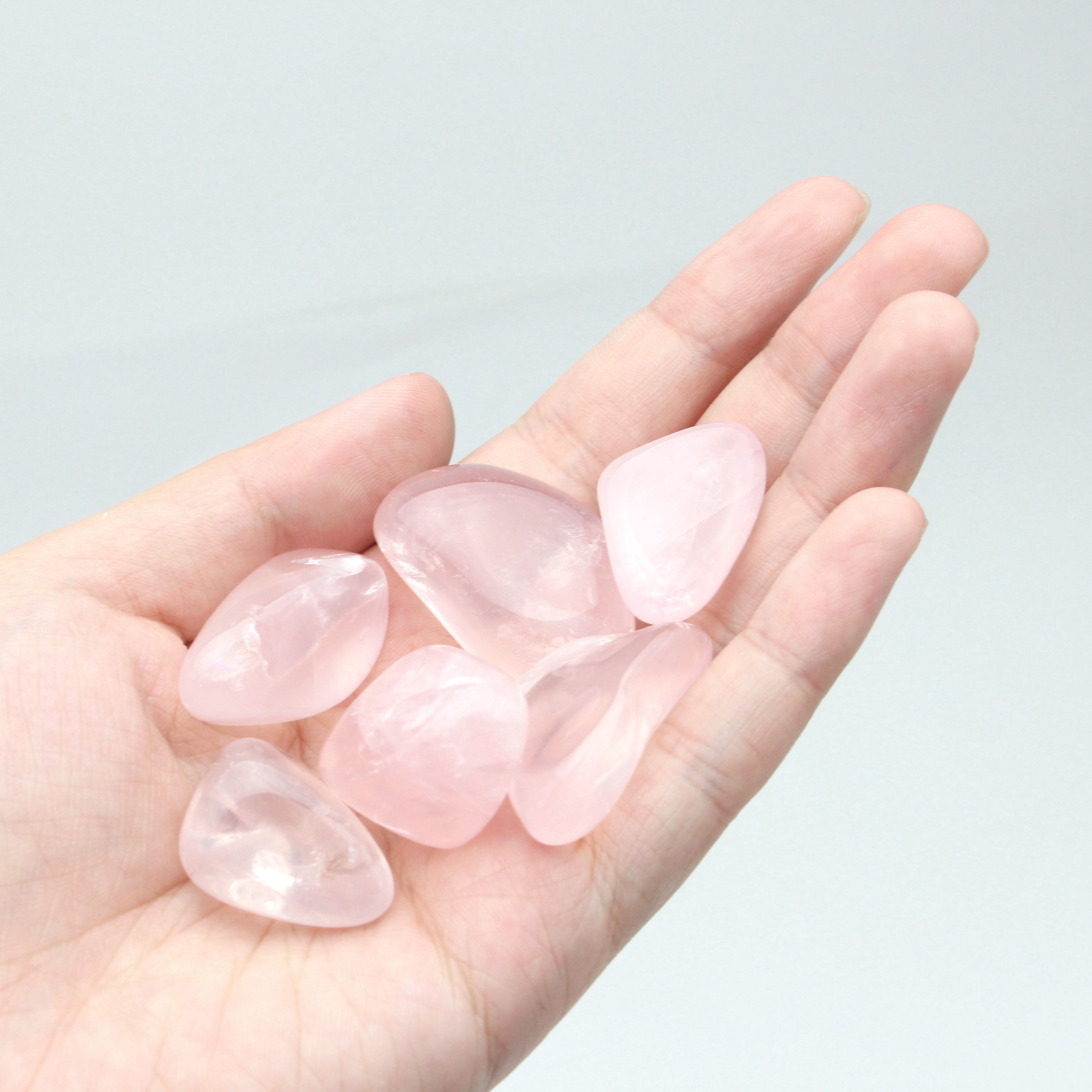 Feng Shui 120 Gram Crystal Strawberry Quartz Decoration Mineral Rose Pink Stone Irregular Shaped Healing Positive Energy New
