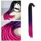 thumbnail image 5 of Gradient 60cm Casco s para Cascos Deportivos Unisex Negro Violeta Rojo Zulema Pelo de la peluca de cola de caballo, 5 of 8
