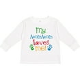 thumbnail image 3 of Inktastic MomMom Loves Me Childs Boys or Girls Long Sleeve Toddler T-Shirt, 3 of 5