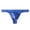Blue, variant on Men's Solid Color Breathable Thong Underwear with Low Rise Comfort Soft Stretch for Daily Wear, L, Black