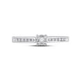 thumbnail image 2 of FB Jewels 10kt White Gold Round Diamond Solitaire Bridal Wedding Engagement Ring 1/10 Cttw Size 6, 2 of 4