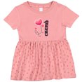 thumbnail image 3 of Inktastic Valentine's Day First Birthday Girls Baby Dress, 3 of 5