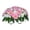 Pink, variant on CoreLiving Artificial Cemetery Saddles Flowers UV Resistant Realistic Silk Rose Daisy Fern Sunflower for Outdoor Headstones Memorial Grave Decorations
