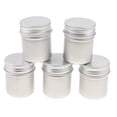 thumbnail image 2 of 5 PCS De Aluminio Potes Tornillo Tapas Cream Tea Powder Wax Jar Contenedor 50ML Sunnimix latas de aluminio latas set de ollas, 2 of 6