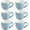 Light Blue, variant on Mini Porcelain Espresso Cup, 3 Ounces / 90 ml Coffee Mugs Demitasse for Espresso, - Red