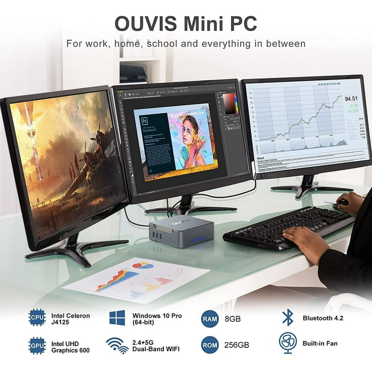 Mini PC Intel Celeron J4125 8GB RAM 256GB SSD Quad-Core Mini PC Intel Celeron J4125 8GB RAM 256GB SSD Quad-Core
