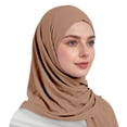 thumbnail image 4 of Daznico Scarf for Women, Elegant Chiffon Pearl Scarf Wrap Shawl for Summer Lightweight Versatile Headband Neckwear, 4 of 6
