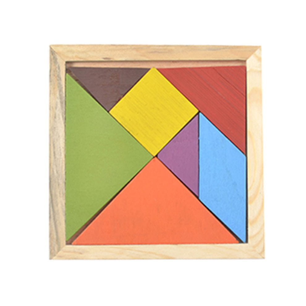wooden color puzzle
