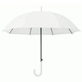 thumbnail image 2 of TOPTIE White Stick Umbrella Lightweight Umbrella with J-Handle DIA 35.4 Inches Ideal for All Ages, 2 of 5