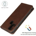 thumbnail image 4 of for Galaxy A21S Wallet Case,Premium PU Leather Flip Folio Case,Card Slots,Cash Pocket,Kickstand,Magnetic Closure TPU Shockproof Interior Protective Case for Samsung Galaxy A21S,Brown, 4 of 14