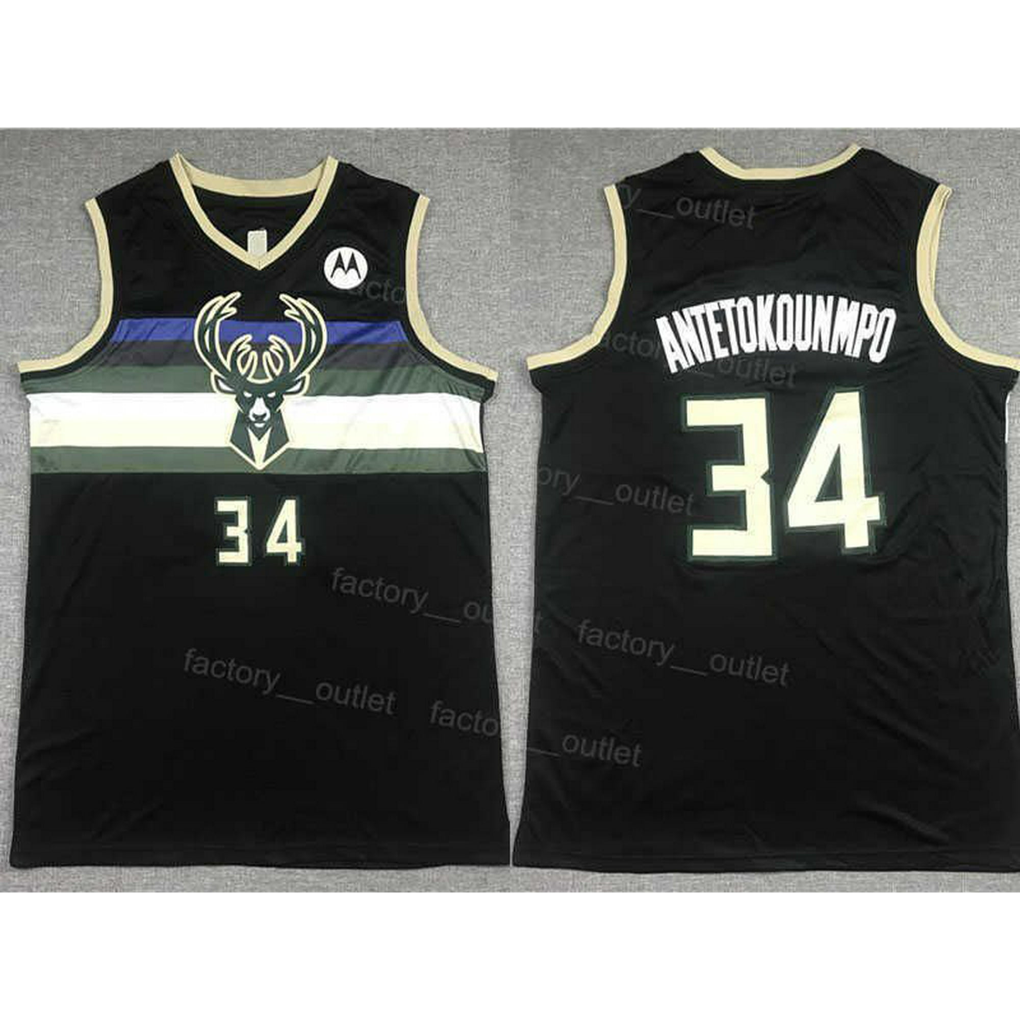 NBA_ Men Basketball Giannis Antetokounmpo Jersey 34 Khris