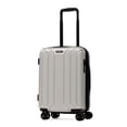 thumbnail image 6 of NONSTOP NEW YORK Luggage Expandable Spinner Wheels hard side shell Travel Suitcase Set 3 Piece Lightweight, TSA Lock, Double USB Port + 2 packing cubes (Silver, 3-Piece Set (20/24/28) W/ Power Bank), 6 of 9