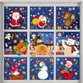 thumbnail image 4 of Pegatinas navideñas de alce y muñeco de nieve para ventana, para el hogar calcomanía de puerta de cristal, decoración de Feliz Año Nuevo, 2023, 4 of 4