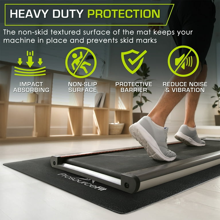 ProsourceFit Treadmill Mat: Shock Absorbing Carpet Floor Protector