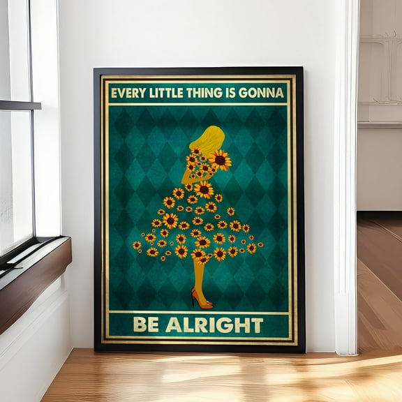 Every Little Thing Is Gonna Be Alright Poster, Her, Home Decor Home Decor #1597, 8x12 UNFRAMED