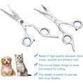 thumbnail image 3 of DISEN 7.5" Curved Dog Grooming Scissors with Safety Round Tips, Lightweight Professional Pet Grooming Shears Stainless Steel for Dogs Cats Pets, 3 of 6