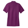 thumbnail image 6 of Mafoose Women's Comfortable Silk Touch Polo Golf Shirt Short Sleeve Deep Berry XS, 6 of 7