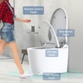 thumbnail image 3 of Riedhoff Smart Toilet, One Piece Bidet, Warm Water Sprayer & Dryer, White, 3 of 7