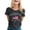 ZA Dark Gray, variant on Women Tshirts 4Th of July Red White Blue Front Printed Tee Crew Neck Short Sleeve Tender Top for Us 250Th Anniversary Womens Blouses