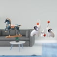 thumbnail image 2 of Elegantes Esculturas Familiares De Equinos Y Elefantes, Adornos Artísticos De Escritorio, Estatuas De Animales Inspiradas En El Feng Shui Para La Sala De Estar, Estantería, Decoración Del, 2 of 8