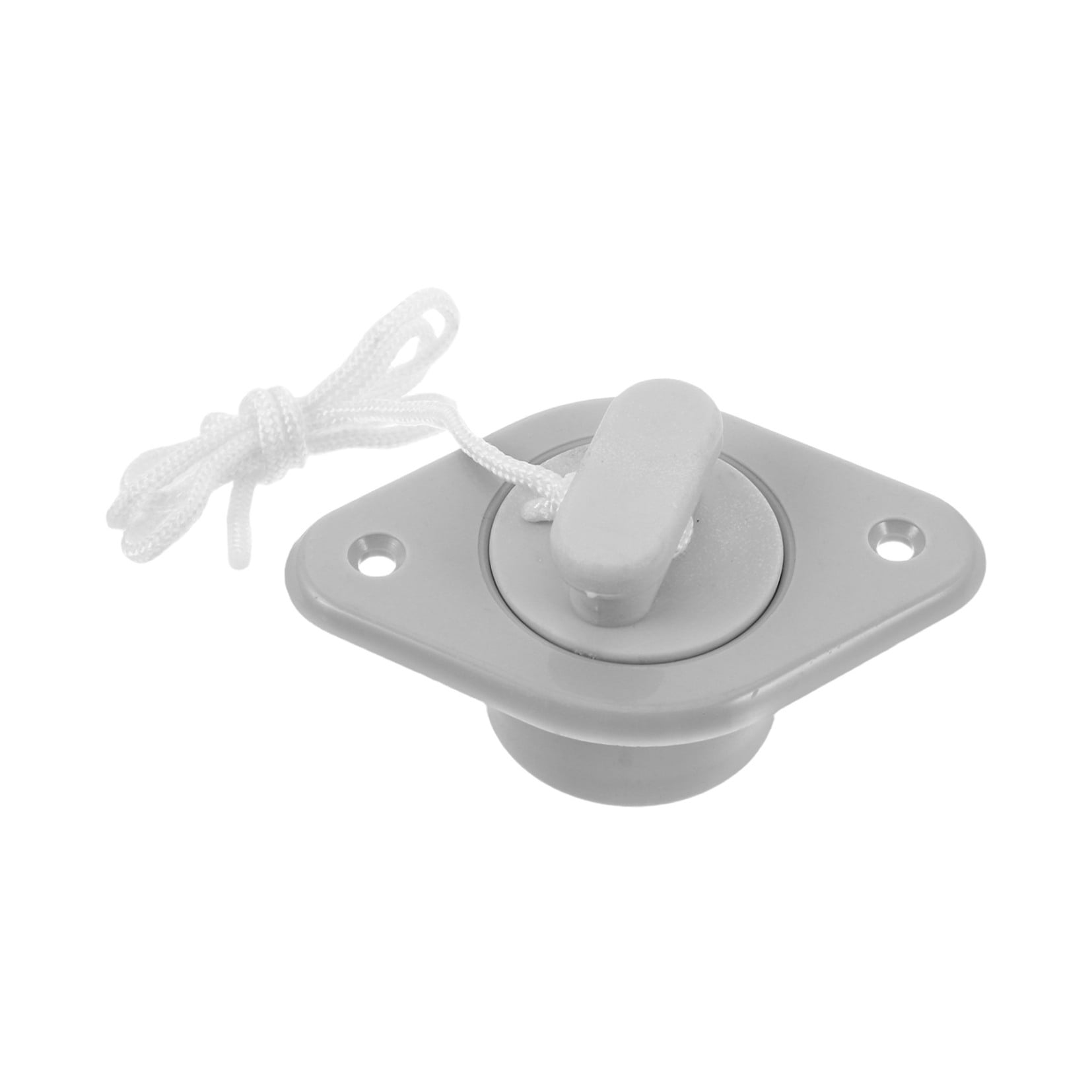 DEEPCRAFF Marine Deck Drain Plug PVC Kayak Replacement Scupper Valve for Canoe Drain