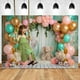 thumbnail image 3 of 210X150cm Fondo de Cumpleaños de Animales del Bosque para Niños Fondo de Fotografía de Globos de Fiesta de Tela Decoración de Fiesta de Tela, e, 3 of 9