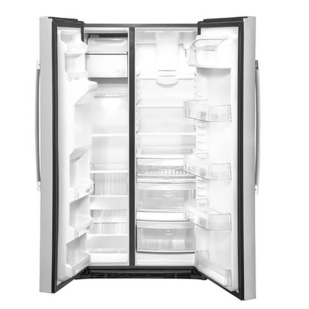 GE Appliances 25.1 cu. ft. Fingerprint Resistant Side-by-Side Refrigerator model GSS25IYNFS