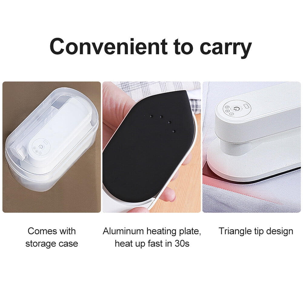Carevas Iron,Dry Iron Wrinkle dsfen Portable Iron Wrinkle Remover Touch-Up Remover Touch-Up Business Iron Reable Dry IUPPA