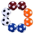 thumbnail image 1 of EeaseCA 8 Pcs Mini Ballons de Soccer de Table Colorés de Remplacement 36mm, 1 of 7