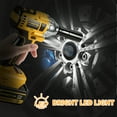 thumbnail image 5 of Cordless Impact Wrench, UNTIMATY 1/2 inch  Brushless Impact Gun, Max Torque 320 Ft-lbs（430N.m） Impact Wrench with 21V Brushless Motor, with 3.0Ah Li-ion Battery & 7 Sockets,Yellow, 5 of 7