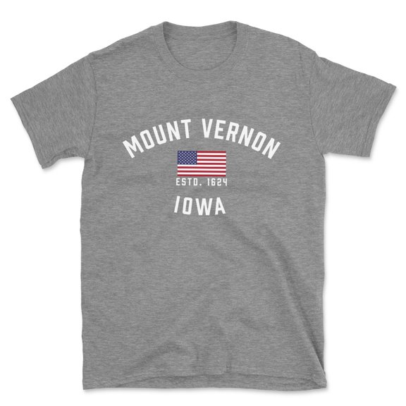 Mount Vernon Iowa Patriot Men's Cotton T-Shirt