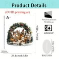 thumbnail image 3 of Noothes 2D Acrylic Snowy Village House, Christmas Desktop Decor with Miniature Holiday House Design, Festive Winter Scene Ornament for Living Room & Bookshelf Display, 3 of 5